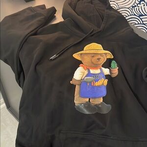 Black Bear Graphic Hoodie